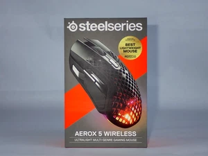 Bezprzewodowa mysz do gier SteelSeries Aerox 5, Bluetooth / 2,4 GHz-18K - Zdjęcie 1 z 3