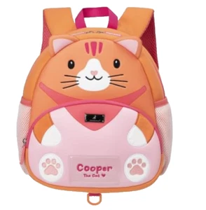BabbleRoo Toddler Kids Animal Backpack Reflective Strips for Vis Cooper The Cat - Picture 1 of 5