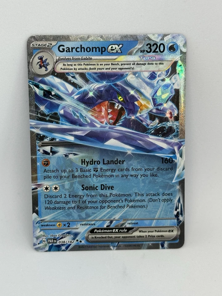 Garchomp ex 038/182 Sv04: Paradox Rift Holo - Image 1 of 1