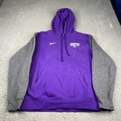 Grand Canyon University GCU Nike Hoodie Mens Medium Purple Fleece Golf Lopes - Image 1 of 4