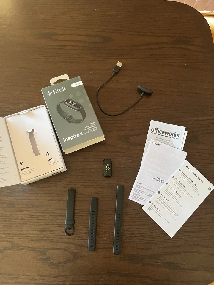 Fitbit Inspire 3 Midnight/Black. FB424BKBK With Original Receipt - image 1 of 1