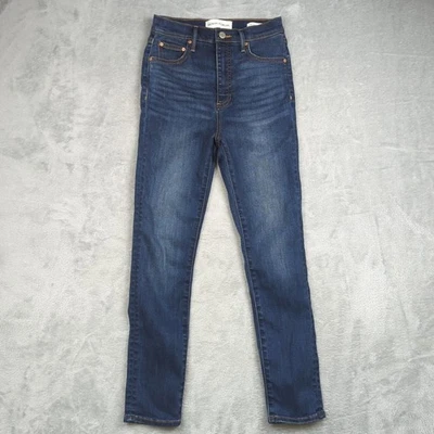 Jeans ajustados de tiro alto Denim Forum The Lola talla 26L lavado medio excelente estado Foto 1 de 4