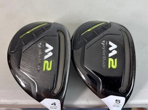 *NICE* Set TaylorMade 2017 Hybrids 4 & 5 REAX Graphite Regular (3410) - Picture 1 of 9