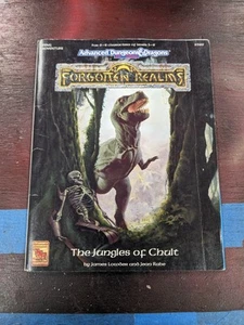 The Jungles Of Chult W/ Map Forgotten Realms 9389 FRM1 AD&D - Picture 1 of 6