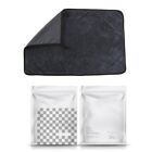 Quick and Safe Microfiber Towel for Car Cleaning Gray Absorbs Water Fast
