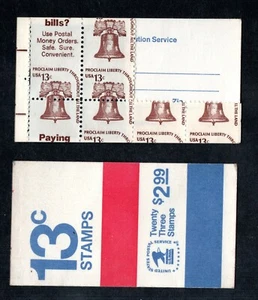 US Misperforated US Booklet pane Scott #1595c - Picture 1 of 1