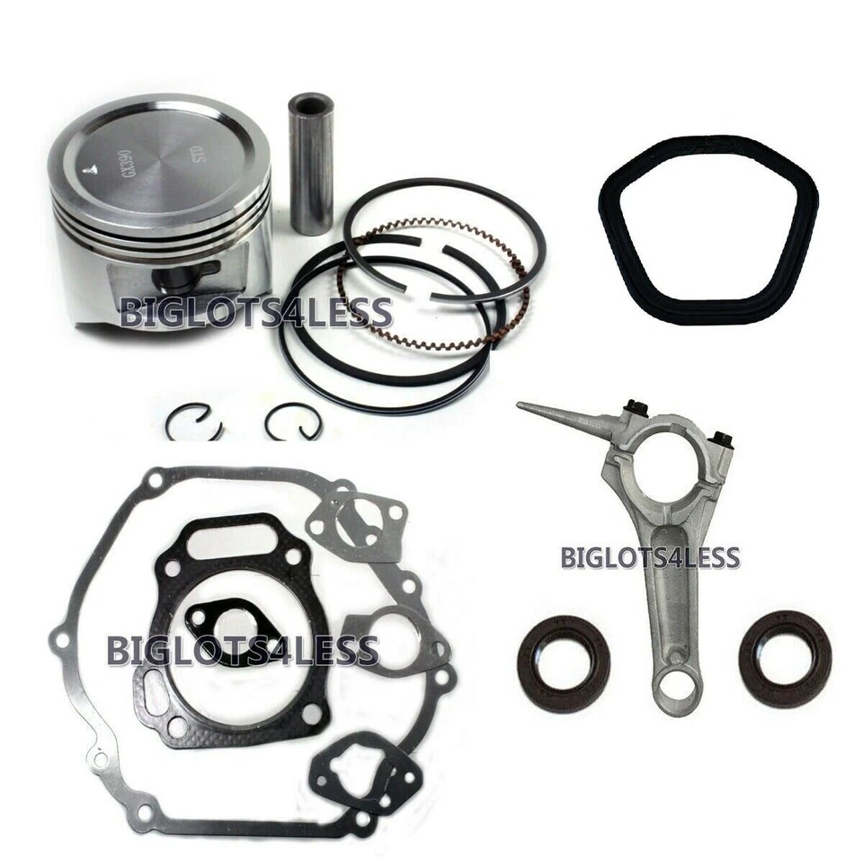 HONDA GX390 13HP ANÉIS DE PISTÃO BIELA COM VEDAÇÕES JUNTAS KIT DE RECONSTRUÇÃO DE MOTOR - Imagem 1 de 4