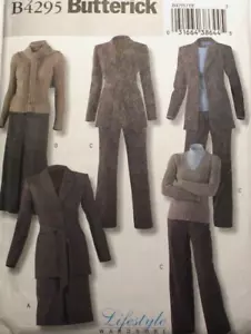 Butterick 4295 Misses Jacket, Belt, Skirt & Pants Sewing Pattern 8-10-12-14 OOP - Picture 1 of 2