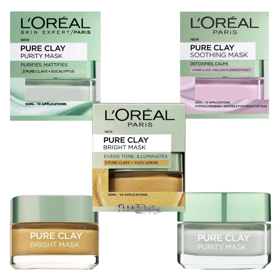 L'Oreal Pure Clay Face Mask 50ml - Image 1 of 1