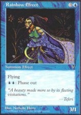 1x Rainbow Efreet Light Play, English Visions MTG Magic