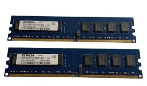 ELPIDA 4GB (2X2GB) 2Rx8 PC2- 6400s-666-12-E1 For Laptop PC - Picture 1 of 3