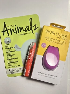 Makes Up Set Blender Pore Strips Lipstik Facial Mask - Image 1 of 2