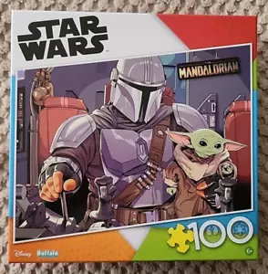 BUFFALO Disney Star Wars The Mandalorian Baby Yoda 100 Piece Jigsaw Puzzle (NEW) - Picture 1 of 5