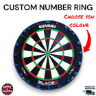 Custom Dartboard Number Ring – Choose Colour, Fits Winmau Blade 6, Free Postage
