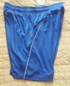 Reebok Men Sport Shorts size XL Blue Ventilation Support Material NWT 21" length - Picture 1 of 12