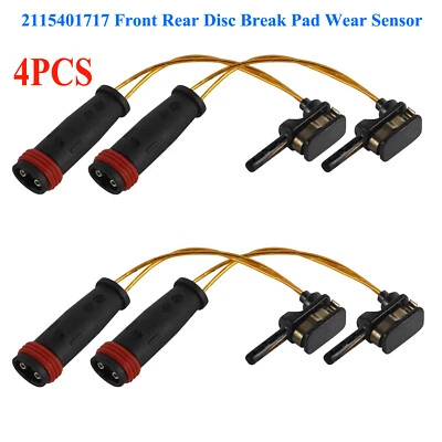 4pcs Front Rear Brake Pad Wear Sensor Kit for Mercedes Benz W211 W220 2115401717 - Image 1 of 4