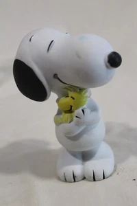 Vintage United Feature Syndicate Peanuts Snoopy Woodstock Rubber  Toy 1972 - Picture 1 of 4