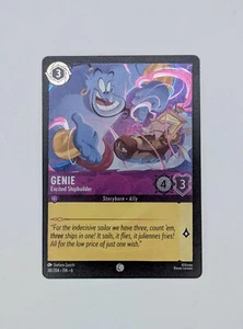 Genie Excited Shipbuilder 38/204 Cold Foil Azurite Sea Disney Lorcana NM - Picture 1 of 2