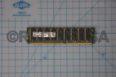 Micron 512MB PC2700 DDR-333MHz ECC DIMM Rank Memory Module MT18VDDT6472AY-335 - Image 1 of 2