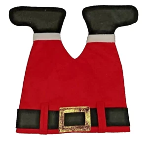 Funny Christmas Novelty Party Santa Clause Pants Hat Crazy Felt Hat Winter Decor - Picture 1 of 4