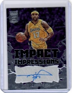 Tarjeta automática Donruss Elite Rick Fox Impact Impressions 2021-22 Los Angeles Lakers - Imagen 1 de 2