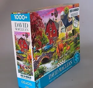 Ceaco David Maclean Horse & Farm design 1,000 larger size piece jigsaw puz New - Picture 1 of 4