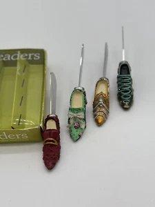 Boston Warehouse Fancy Feet Spreaders Jam Butter Cheese Set of 4 Charcuterie - Picture 1 of 11