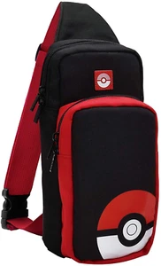 Nintendo Switch Carrying Case Messenger Bag Backpack Pokemon Poke Ball Compact - Picture 1 of 12