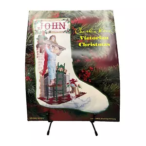 Strumpf Kreuzstich Muster Strümpfe All Hung Victorian Christmas #903L - Bild 1 von 2
