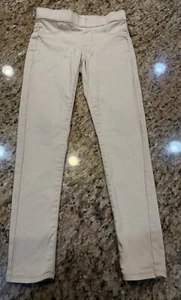 Girls SO Pull-On Mid-Rise Stretch Jeggings Khaki Pants School Uniform Size 10 - Picture 1 of 6