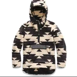 The North Face Girl Campshire Kangaroo Hoodie Coat Jackets Fleece 4340 - Picture 1 of 9
