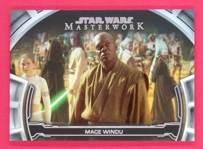2019 Star Wars Masterwork Mace Windu 126/299 Defining Moments Rainbow #DM17 - Image 1 of 2
