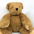 Vermont Teddy Bear Co Jointed 15” Plush Stuffed Animal Vt Brown