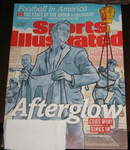 Chicago Cubs Afterglow Sports Illustrated November 21-28, 2016 Cubs Win W.S. - Picture 1 of 3