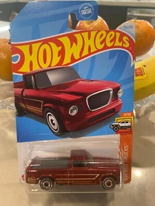 2024 Hot Wheels 155 Hw Caldo Camion 9/3m63 Studebaker Champ Drk Rossi Con / - Foto 1 di 1