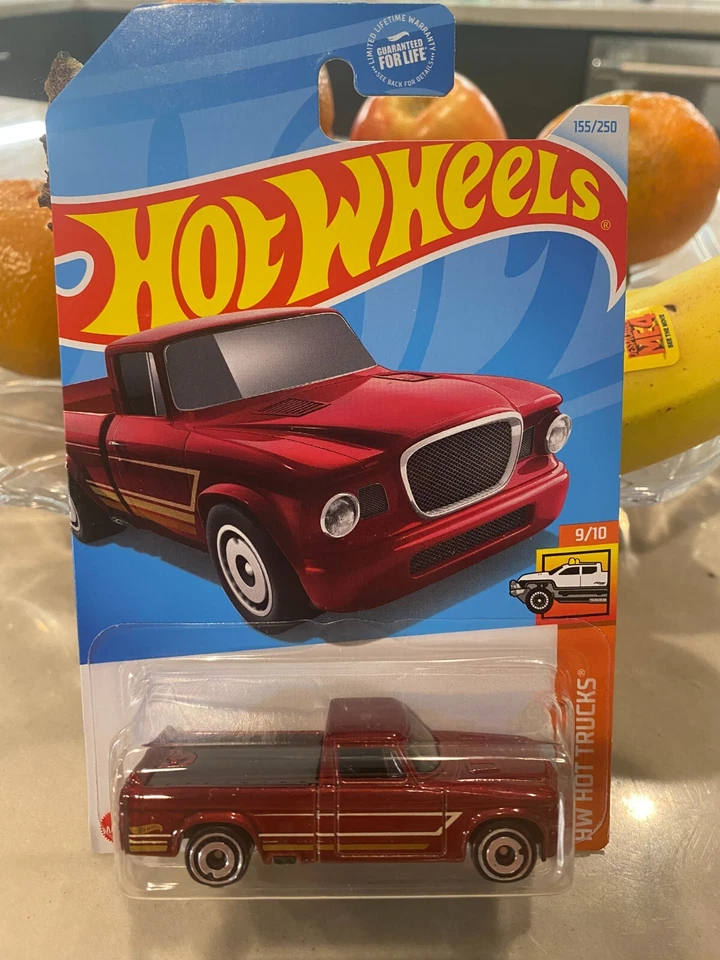 2024 Hot Wheels 155 Hw Caldo Camion 9/3m63 Studebaker Champ Drk Rossi Con / - Immagine 1 di 1