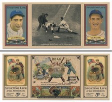 SPORTING LIFE "TRIPLE FOLDER" SERIES- Joe DiMaggio/Ted Williams, A.L. Legends!