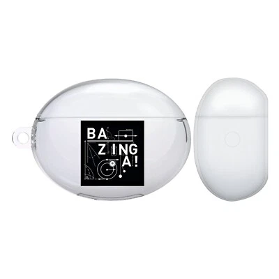 OFFICIAL THE BIG BANG THEORY BAZINGA CLEAR HARD CRYSTAL CASE FOR HUAWEI FREEBUDS - Image 1 of 4