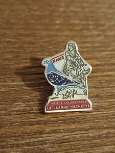 Pin's Pins Pin Enamel 24 France  Oise Beauvais  "Colombophile Jeanne Hachette"  - Picture 1 of 2