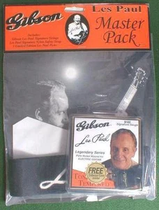 LES PAUL GUITAR STRAP STRINGS PICKS GIBSON MASTER PACK - Picture 1 of 1