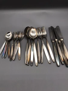 Menübesteck WMF Rom 90er Silber, Silberauflage 987g , 20 Teile für 4 Personen - Bild 1 von 18