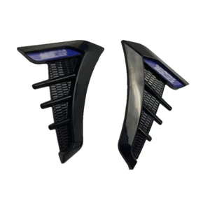 2PCS Car Side Vent Trim Side Marker Fender Air Wing Cover Universal Modification - Picture 1 of 8