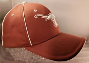 Authentic Zephyr NCAA Longhorns Ball Cap Sz S Stretch Embroidered Dark Orange - Picture 1 of 20
