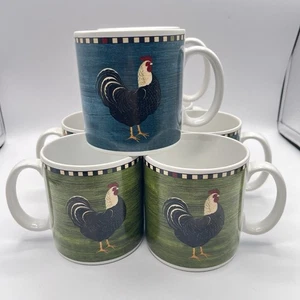 7er Set Kaffeetassen Hähne von Warren Kimble Collection - Bild 1 von 19