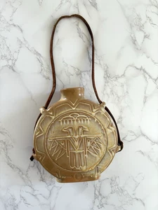 Vaso da mensa vintage FRANKOMA Thunderbird ceramica da appendere cinturino in pelle - Foto 1 di 8