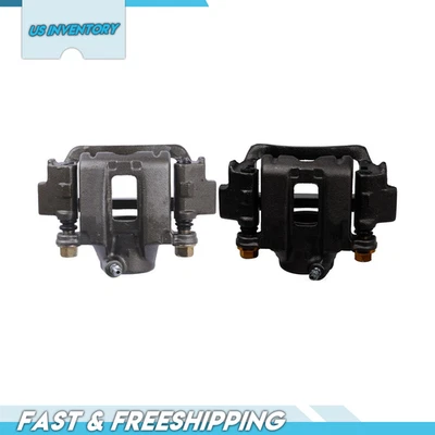 Pair Rear Brake Calipers w/Brackets for Toyota 4Runner Sequoia Lexus GX470 GX460 - Image 1 of 4