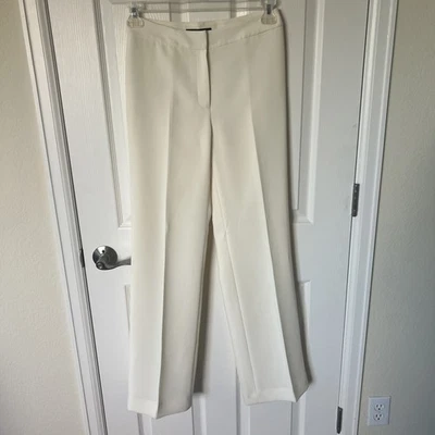 NUEVO Pantalones de vestir Isabella Demarco para mujer talla 4 invierno blanco forrados de poliéster Foto 1 de 4