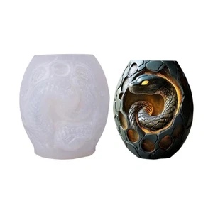 Multiuse Snake Silicone Mold Suitable for Resin Creations and Decorative Planter - Picture 1 of 8