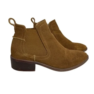 Steve Madden Drape Boots Booties Womens 6M Brown Suede - Picture 1 of 10