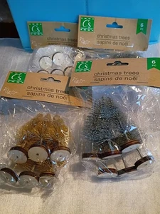 Crafters quadratische Flaschenbürste - 4 neue Beutel - insgesamt 24 Bäume - mehrfarbig - Bild 1 von 6